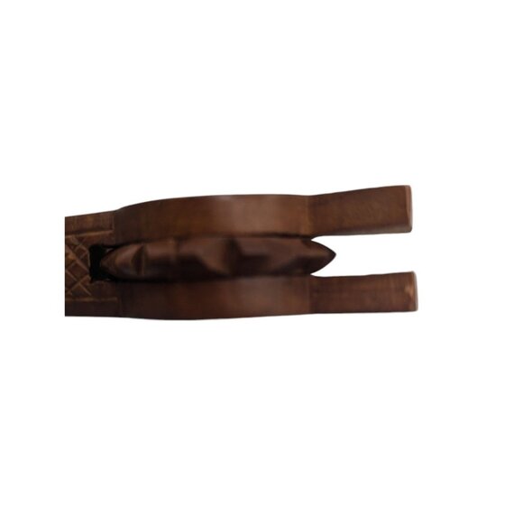 Yugoslavia Nutcracker Vintage ornate hand carved wooden geometric folk art - Picture 6 of 13